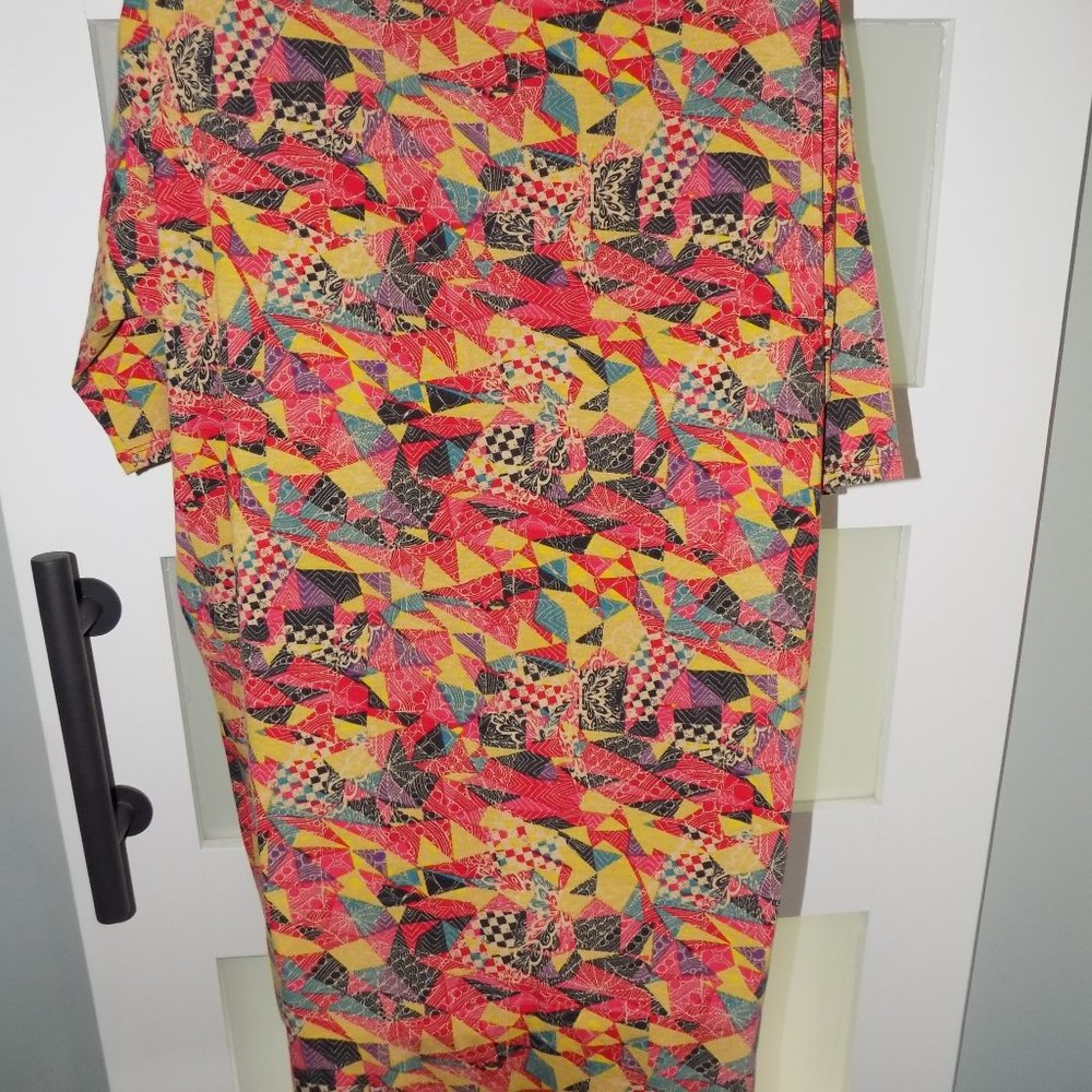 Lularoe Irma Multi-Color Triangle Design Size Xs … - image 3